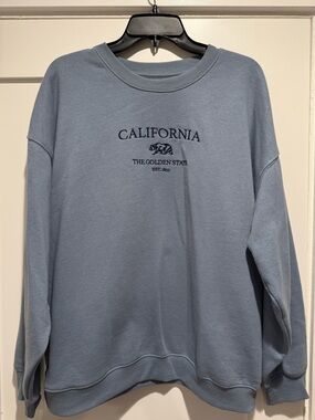 California Crewneck Sweatshirt - Light Blue